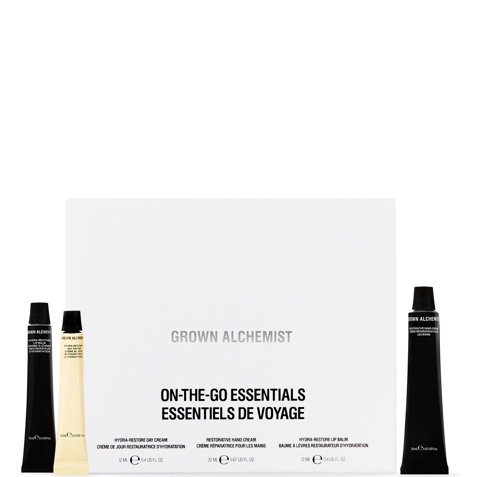 Grown Alchemist On-The-Go Essentials Kit Hero Hand, Lips + Face