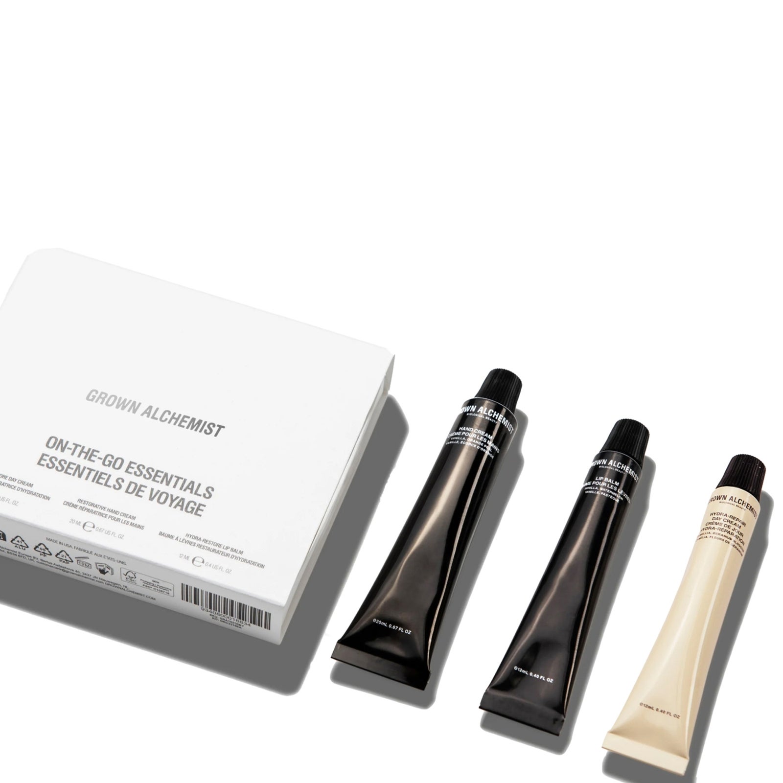 Grown Alchemist On-The-Go Essentials Kit Hero Hand, Lips + Face