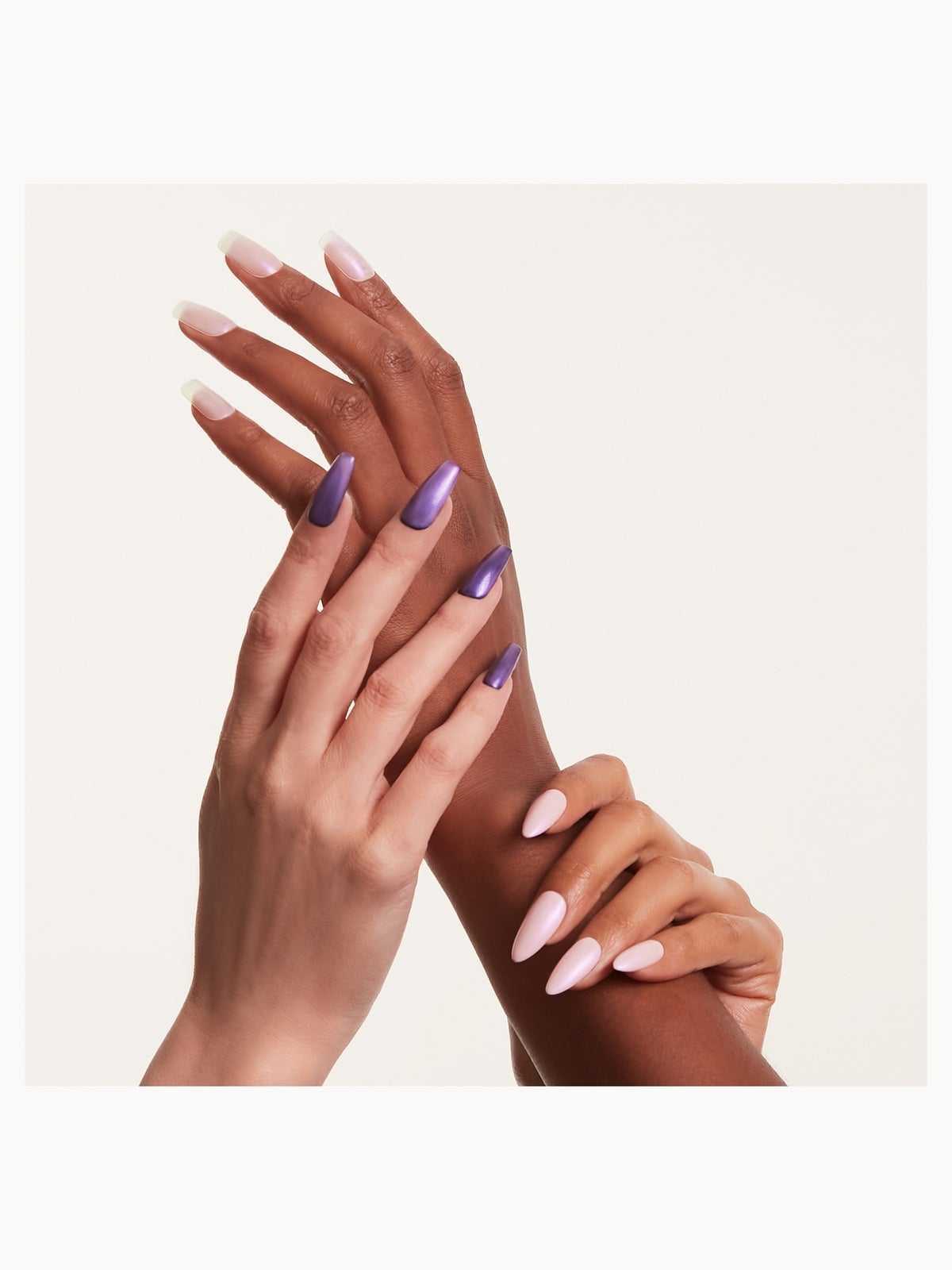 Mylee Gel Nail Polish Iridescent Flake No Wipe Top Coat 4