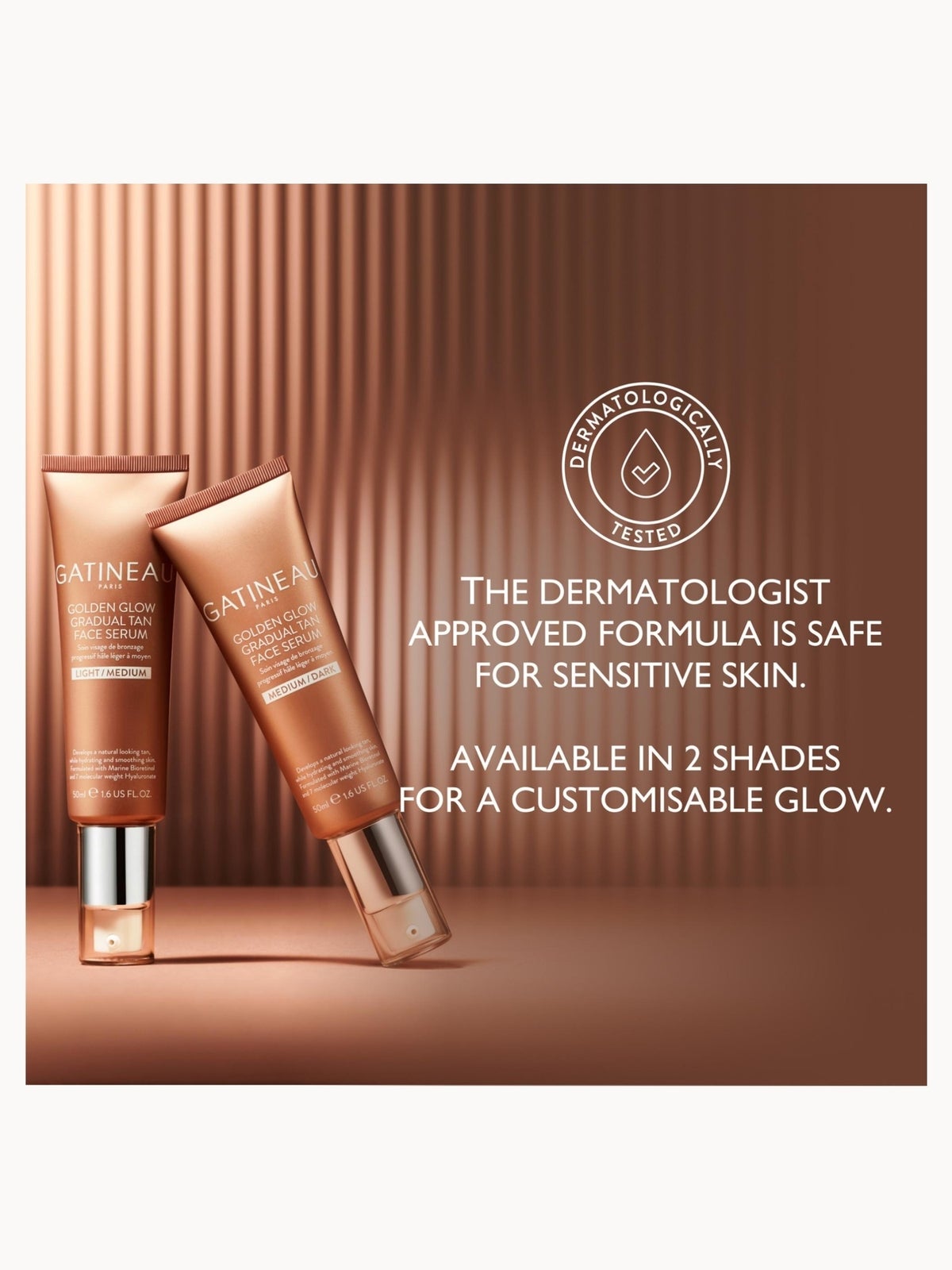 Gatineau Golden Glow Gradual Tan Face Serum 50ml - Medium/Dark 4