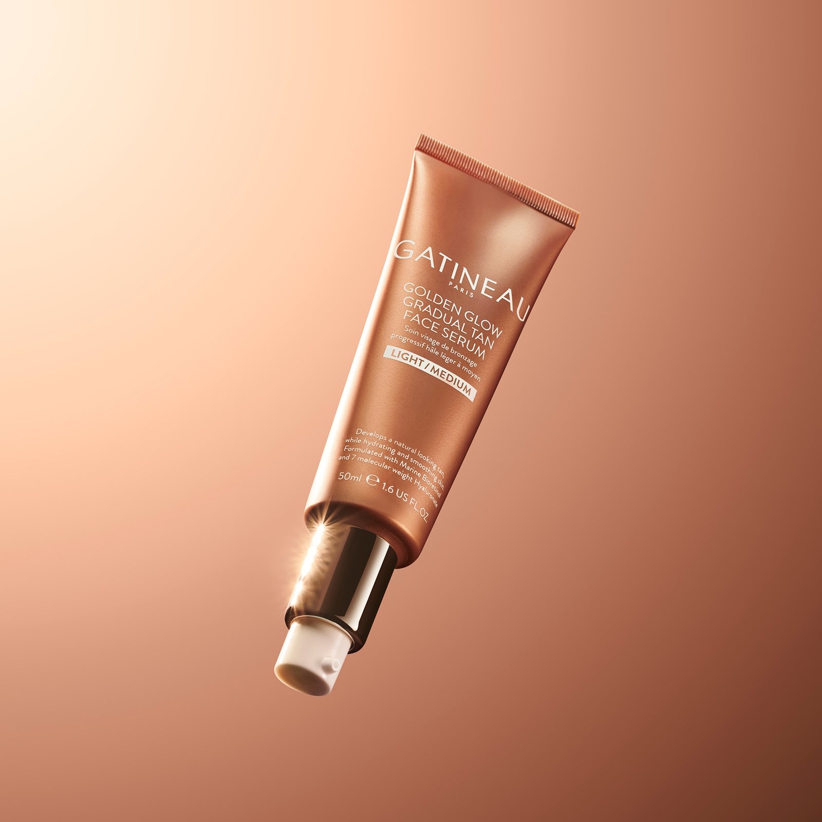 Gatineau Golden Glow Gradual Tan Face Serum 10ml - Light/Medium 2
