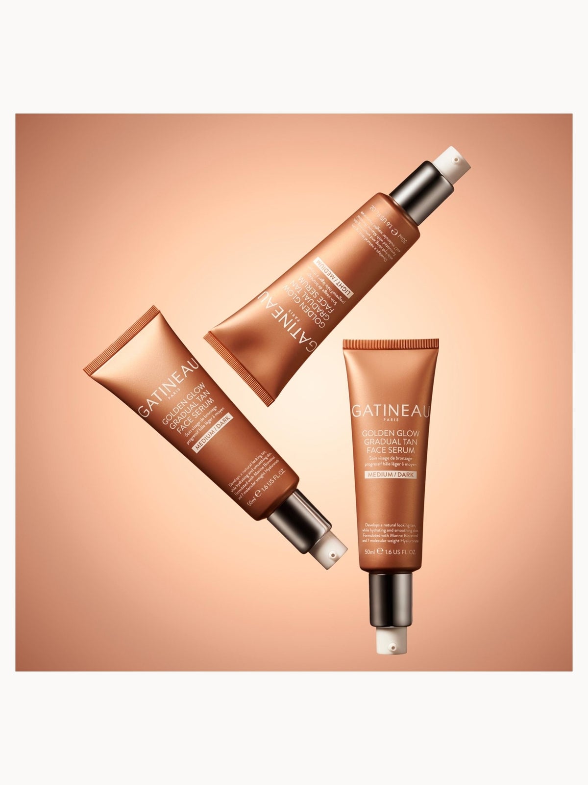 Gatineau Golden Glow Gradual Tan Face Serum 50ml - Light/Medium 3