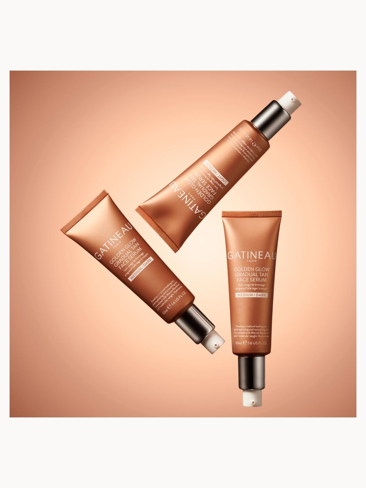 Gatineau Golden Glow Gradual Tan Face Serum 10ml - Medium/Dark 2
