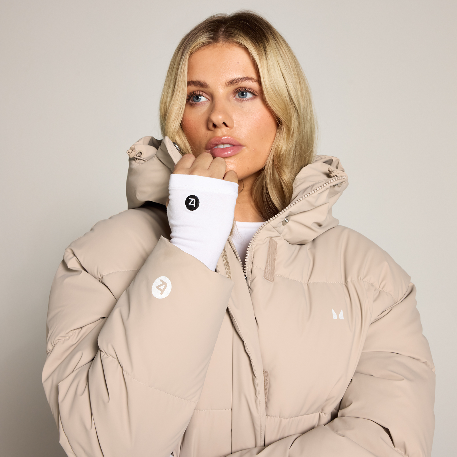 Thumbnail - MP X Tatiana Pufferjacke – Kaschmir - M