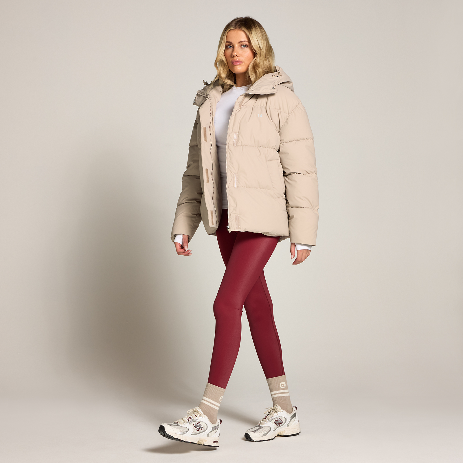 Thumbnail - MP X Tatiana Pufferjacke – Kaschmir - M