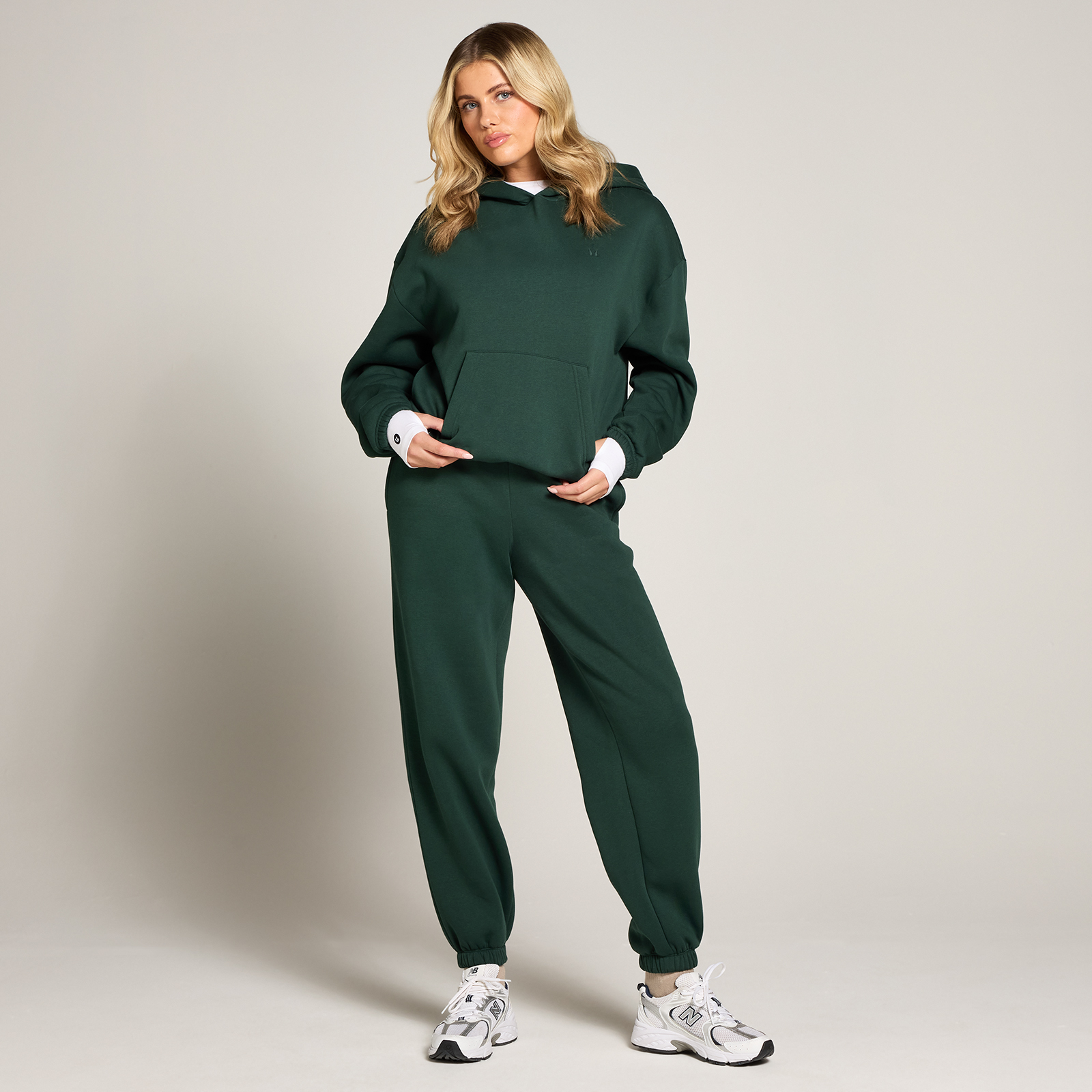 5059883399829 - MP X Tatiana Ultra Oversized-Kapuzenpulli – Dunkelgrün - M