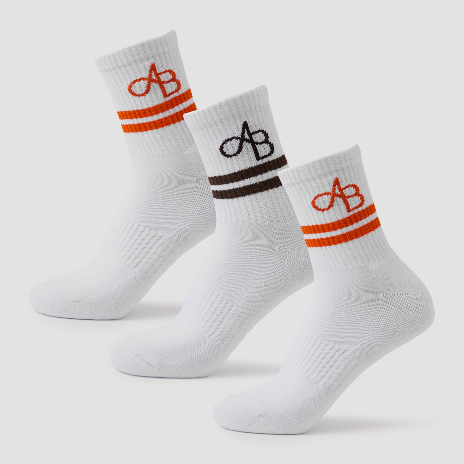 5059883400648 - MP X Aleksandra 3er-Packung Crew-Socken – Kaffee Mandarine - UK 2-5