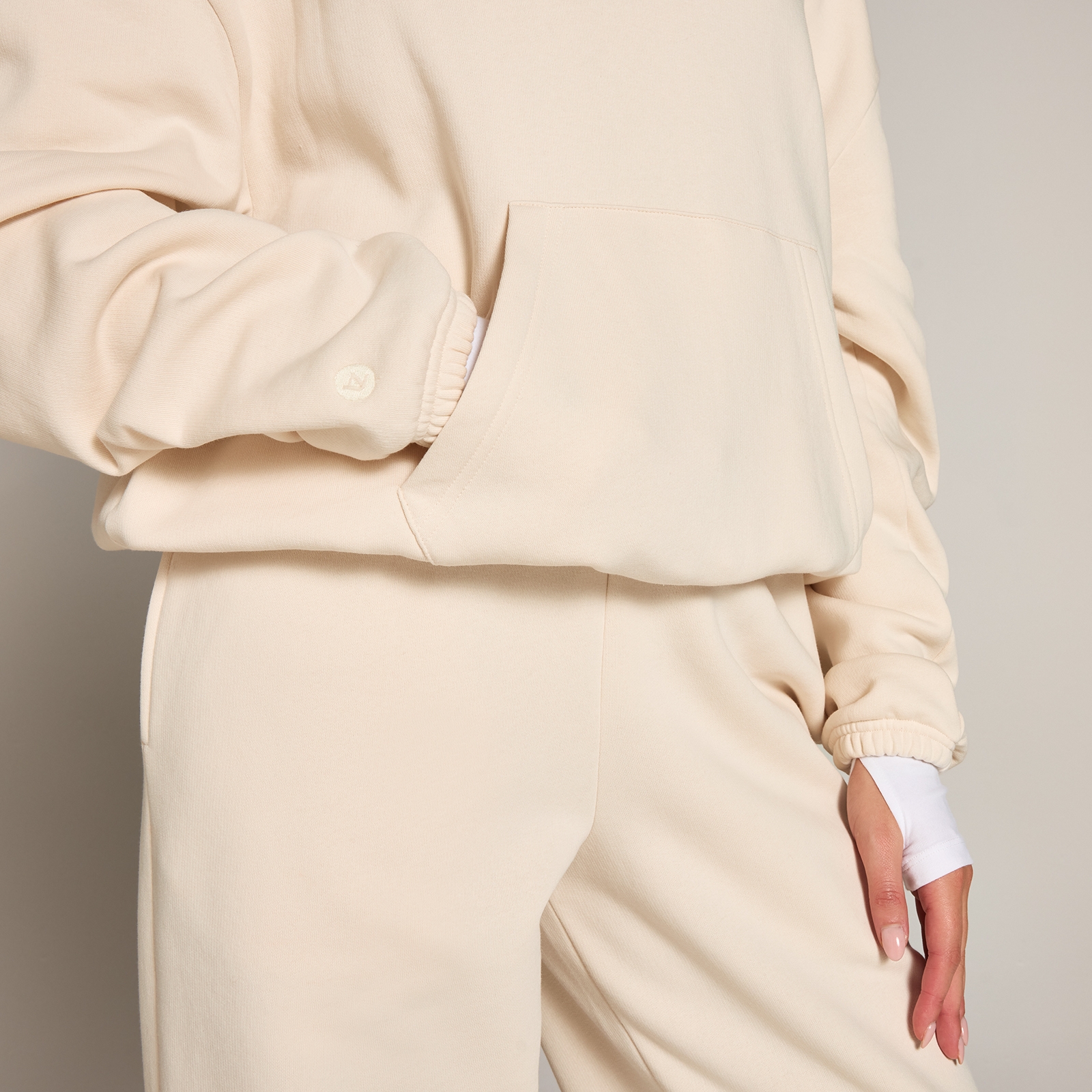 Thumbnail - MP X Tatiana Ultra Oversized-Kapuzenpulli – Cremig Weiß - XL