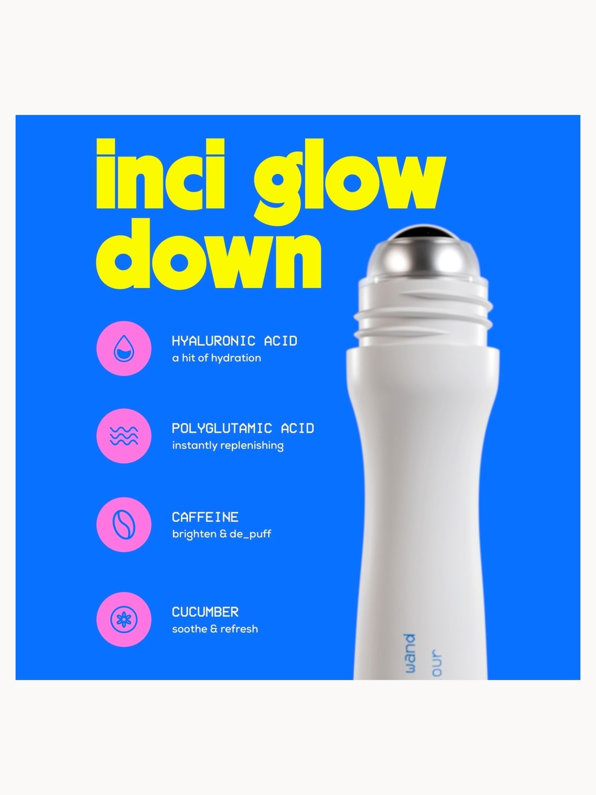 Glow Hub Hydration Hero Eye Wand 15ml 2