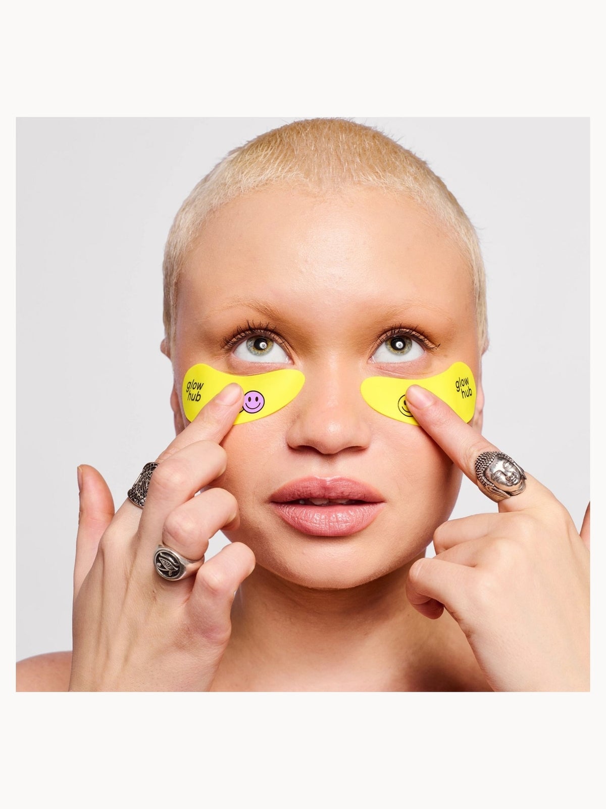 Glow Hub Eye Roll Reusable Under Eye Mask 1pk 3