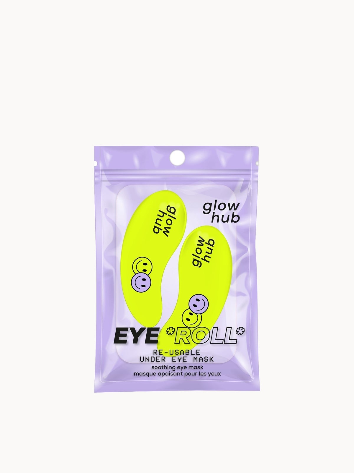Glow Hub Eye Roll Reusable Under Eye Mask 1pk
