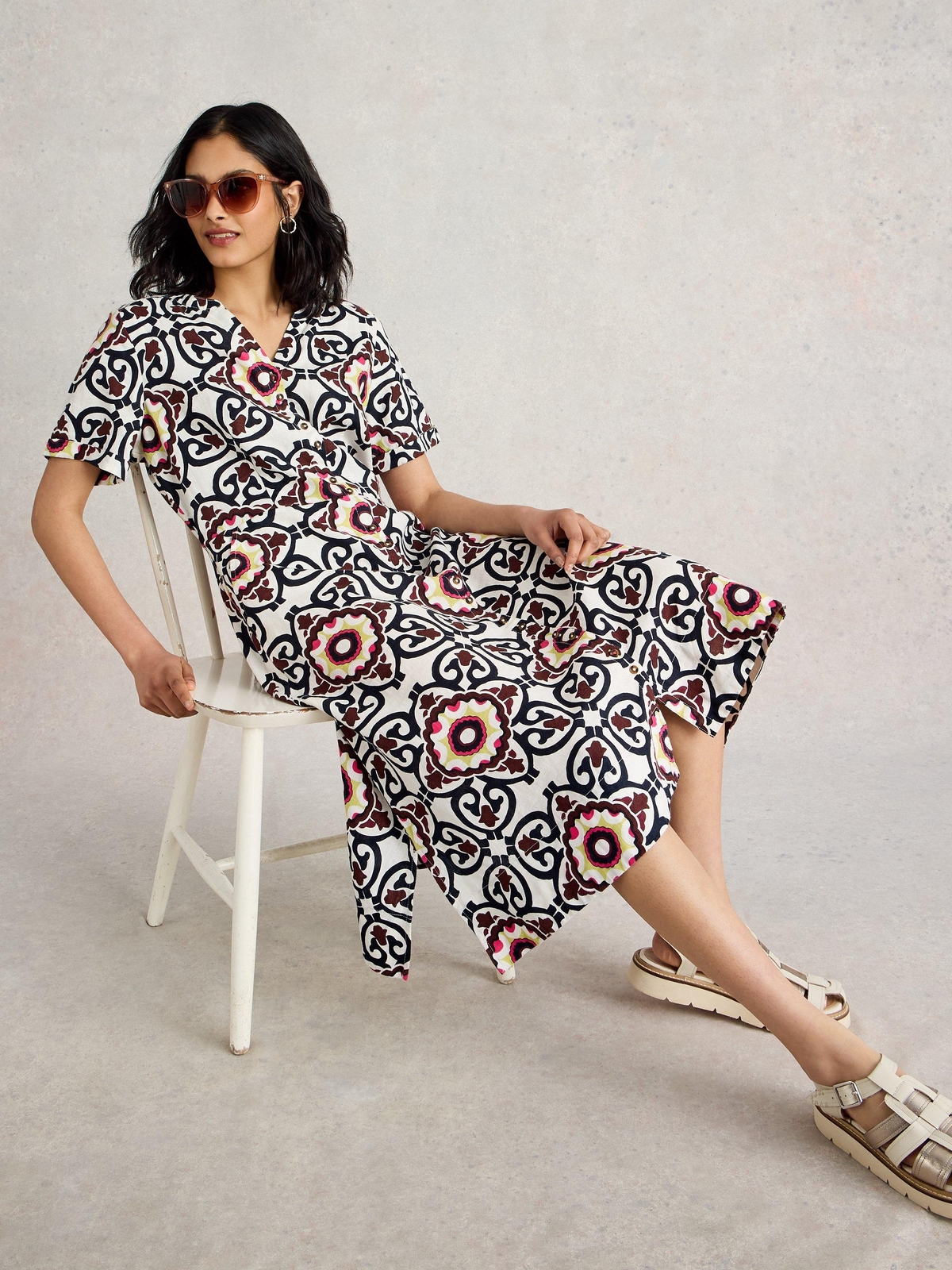 Leinenkleid Iris - 52/R