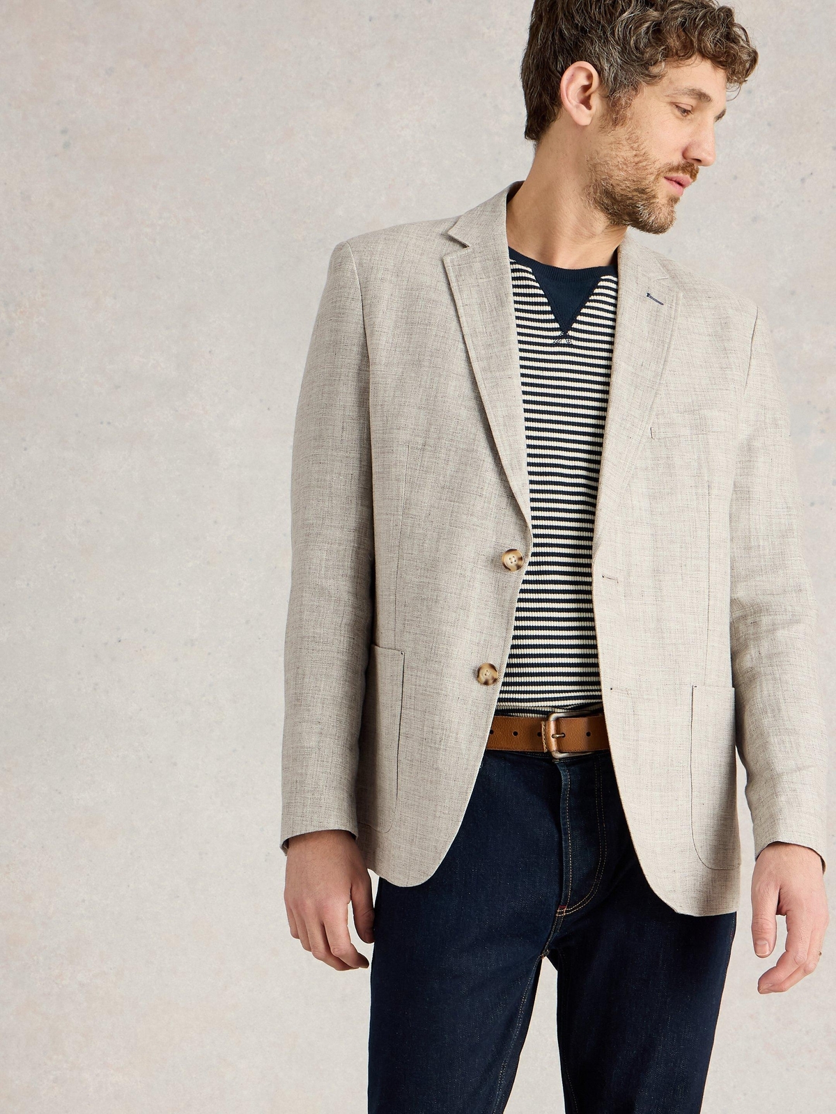 Sakko aus Leinen - 44