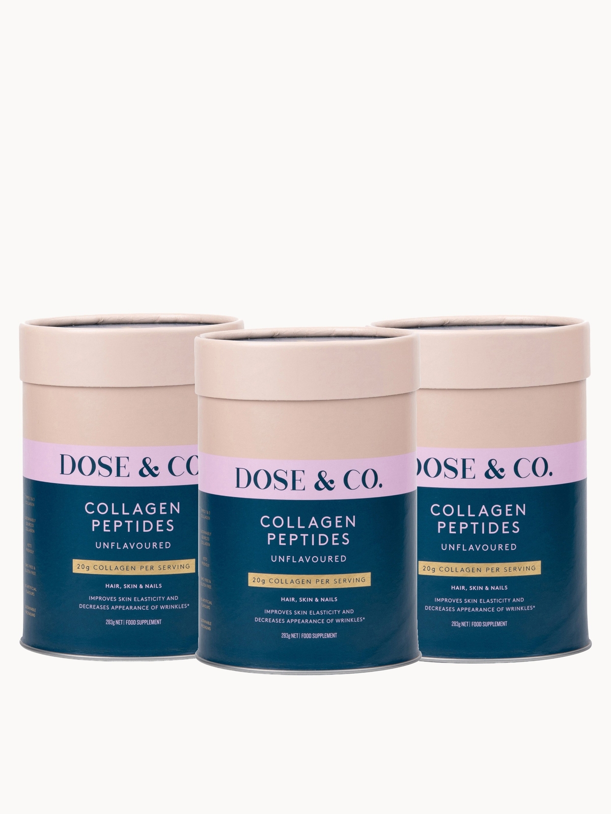 Dose & Co 3 Months Supply Pure Collagen 283g