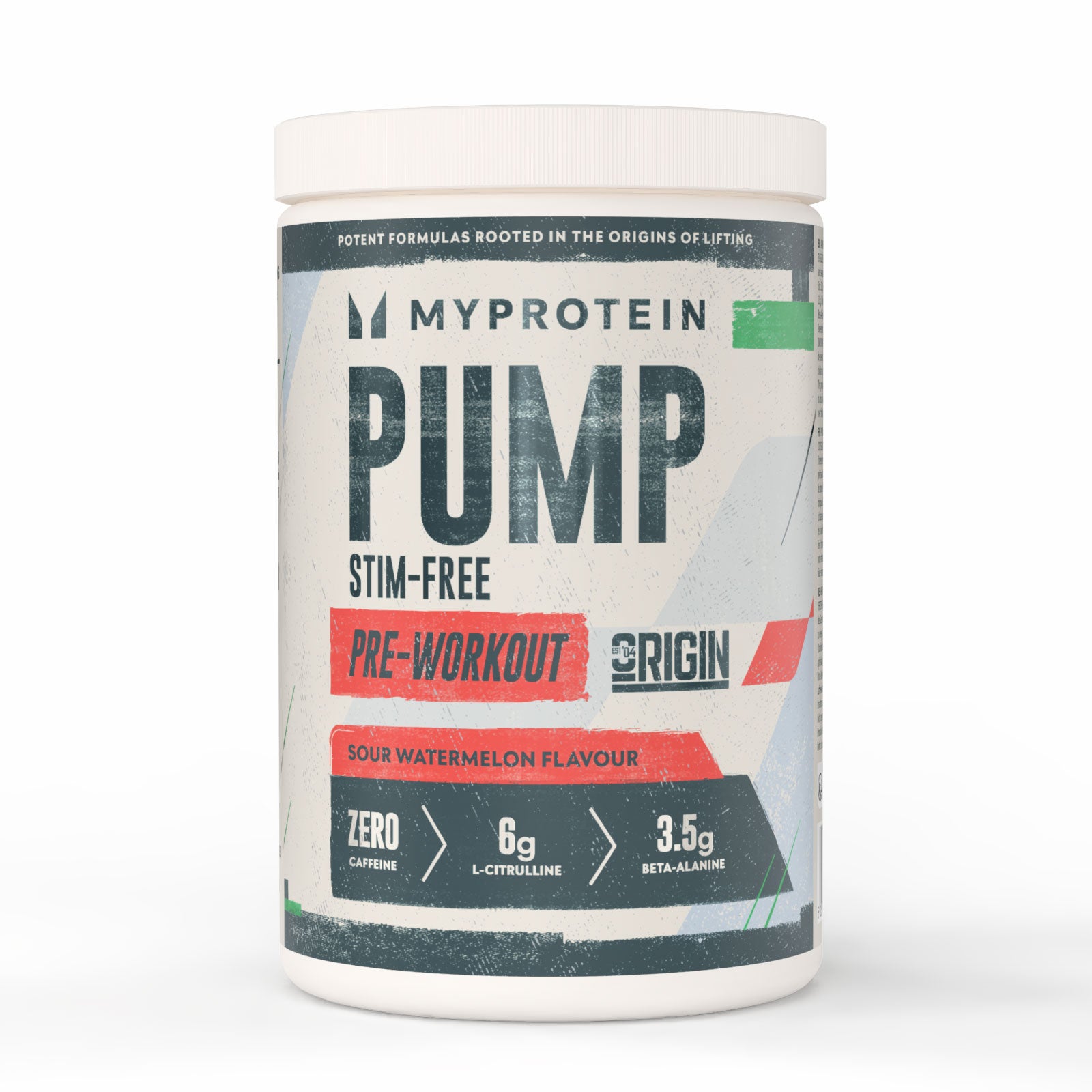 Origin Stim-Free Pre-Workout - 600G - 30servings - Sour Watermelon