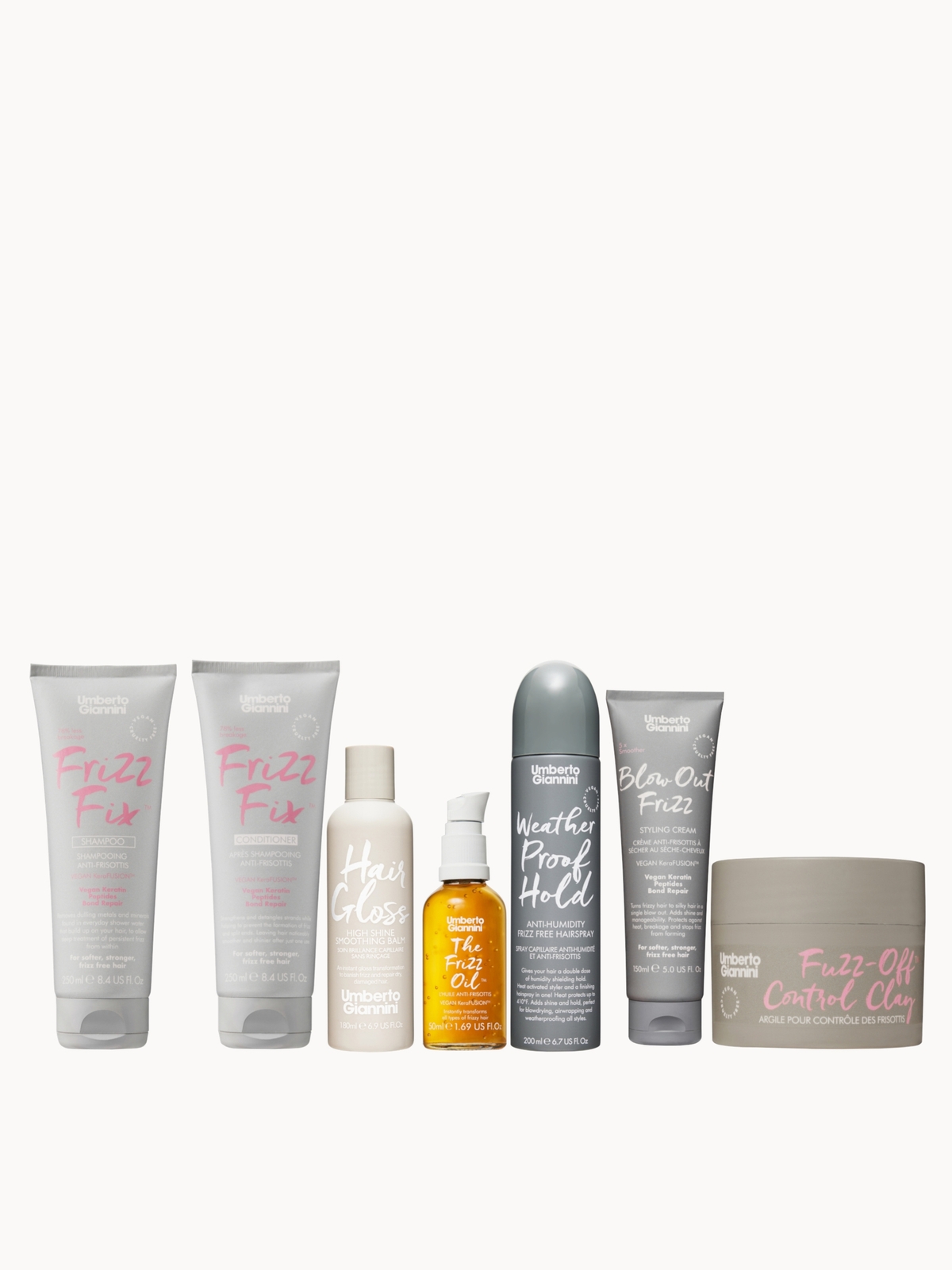 Umberto Giannini The Ultimate Frizz Fix Hair Kit