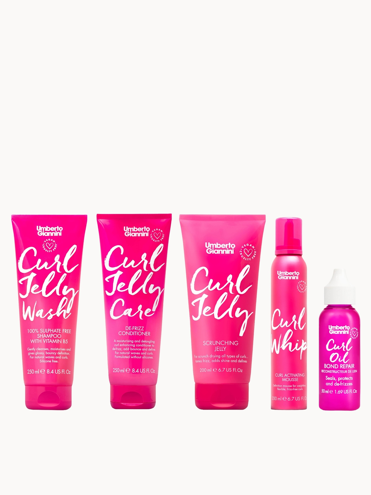 Umberto Giannini Curl Wash and Style Essentials Kit