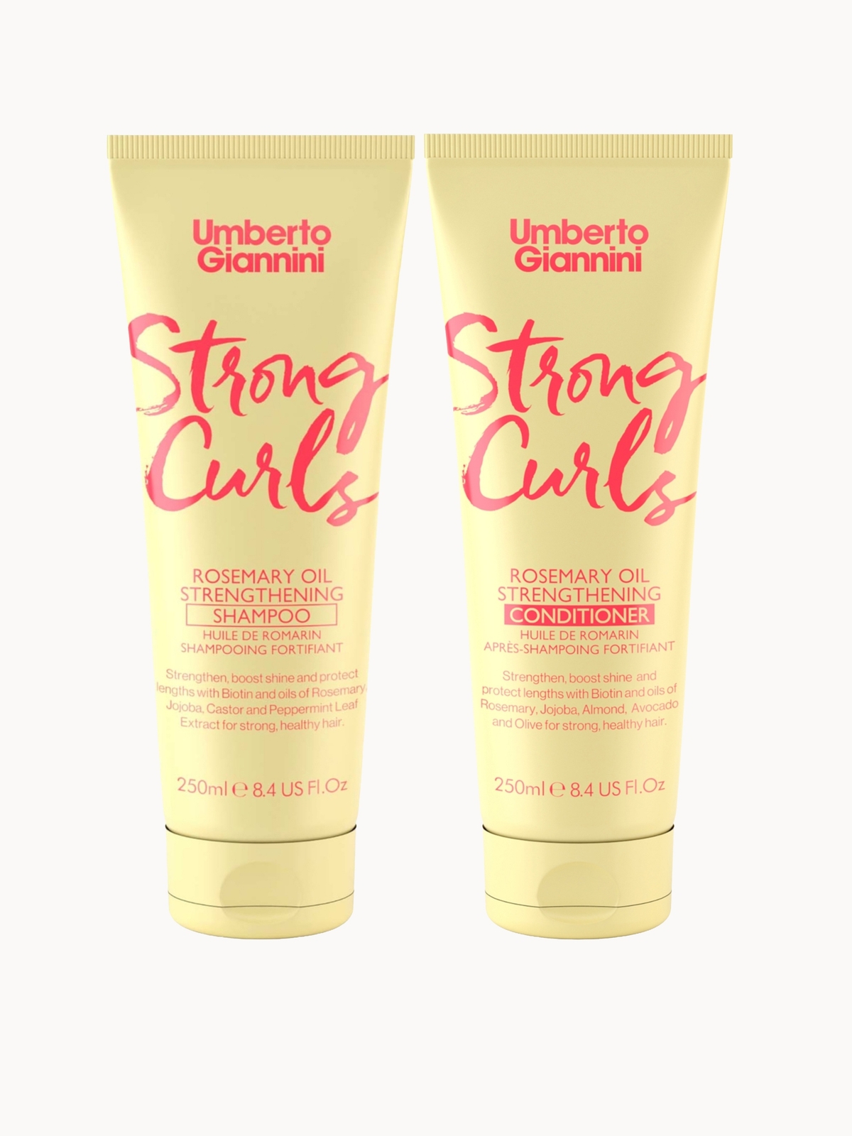 Umberto Giannini Strong Curls Strengthening Shampoo & Conditioner Duo