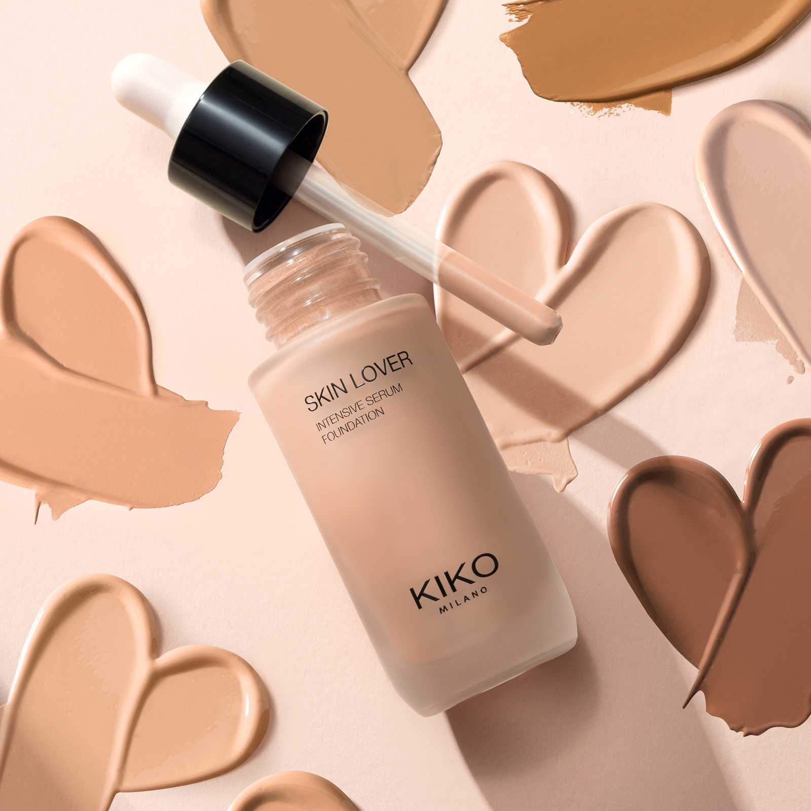 Thumbnail - KIKO Milano Skin Lover Intensive Serum Foundation 28ml (Various Shades) - 5 Neutral Rose