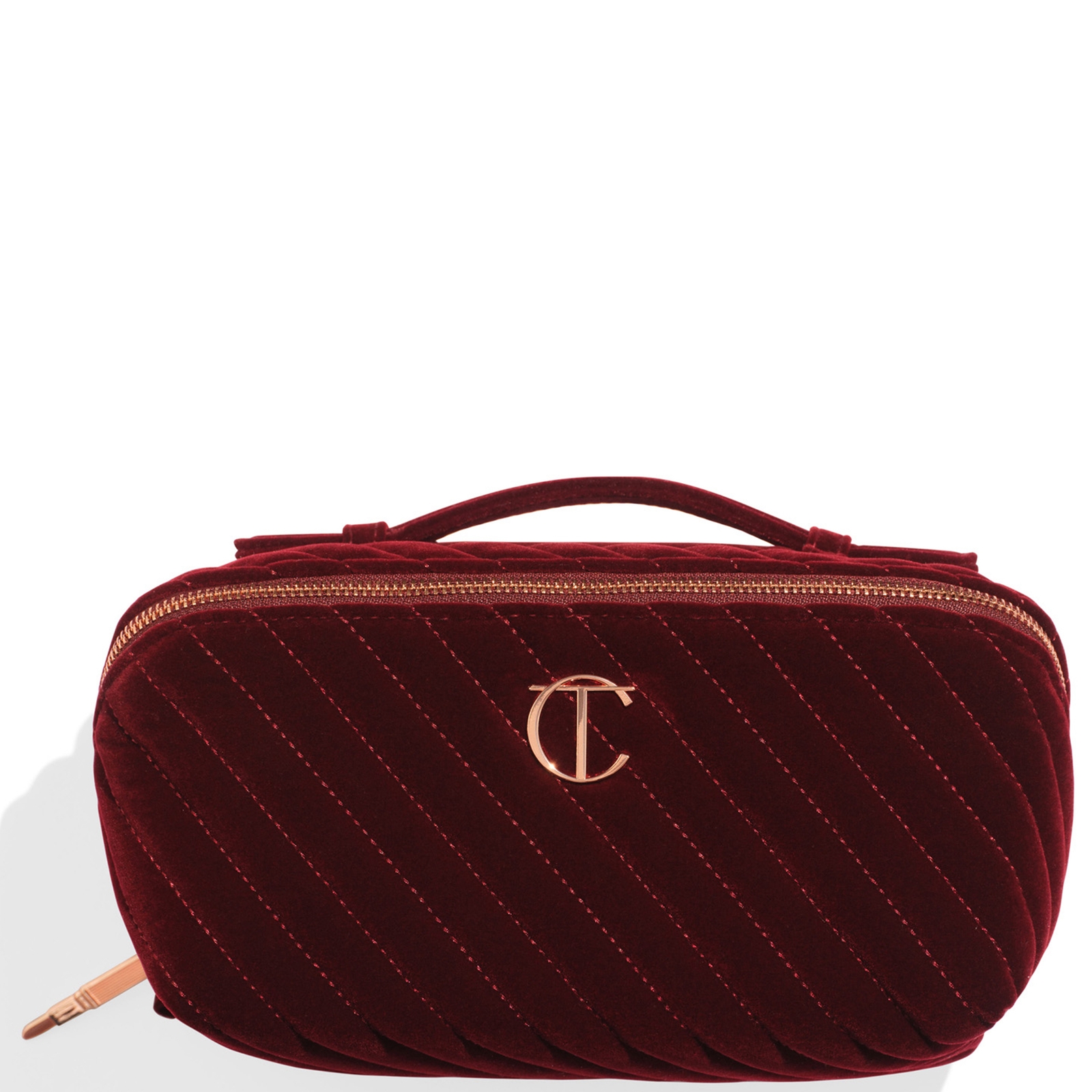 Charlotte Tilbury Organizer Velvet Makeup Bag - Large