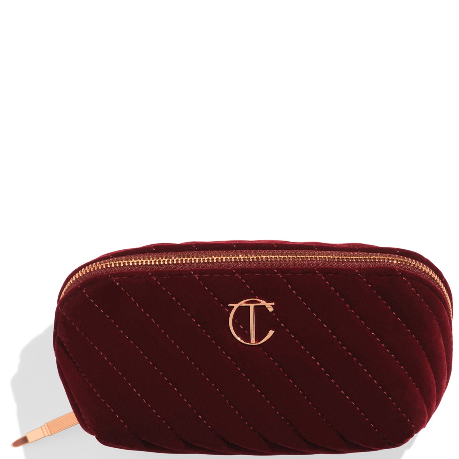 Charlotte Tilbury Organizer Velvet Makeup Bag - Medium - Image 1