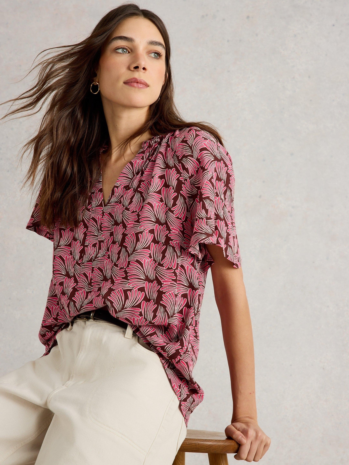 Kräuselbluse Sophia - 34