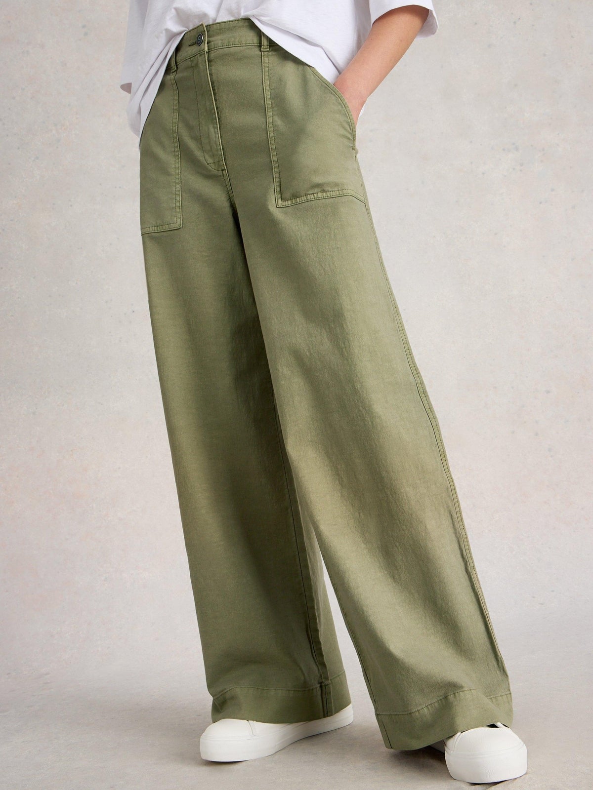 Chinohose Twister mit weitem Bein - 48/R