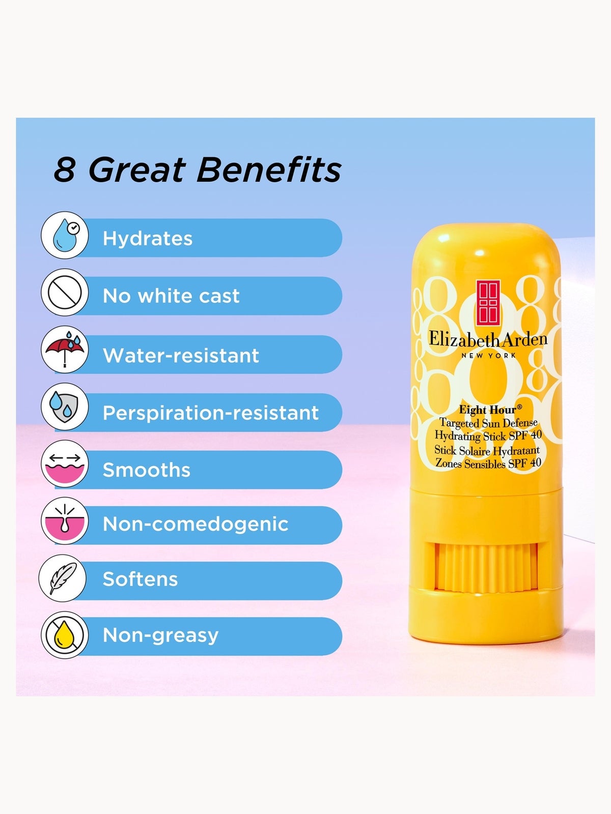 Elizabeth Arden Eight Hour Targeted Sun Defense Hydrating Stick SPF40, 6.8g 3