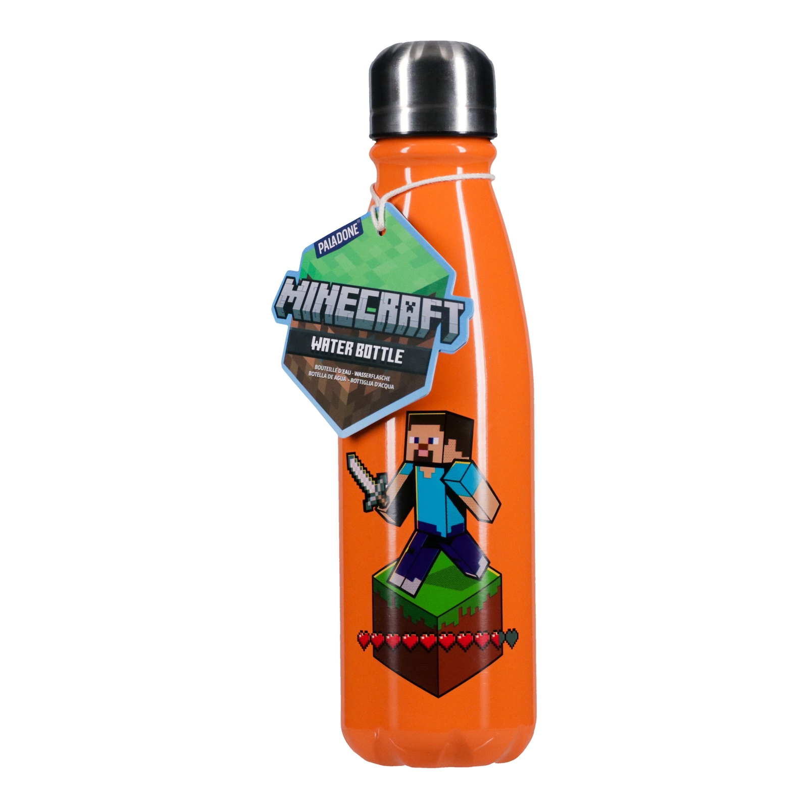Image of Minecraft Aluminium Water Bottle 600Ml