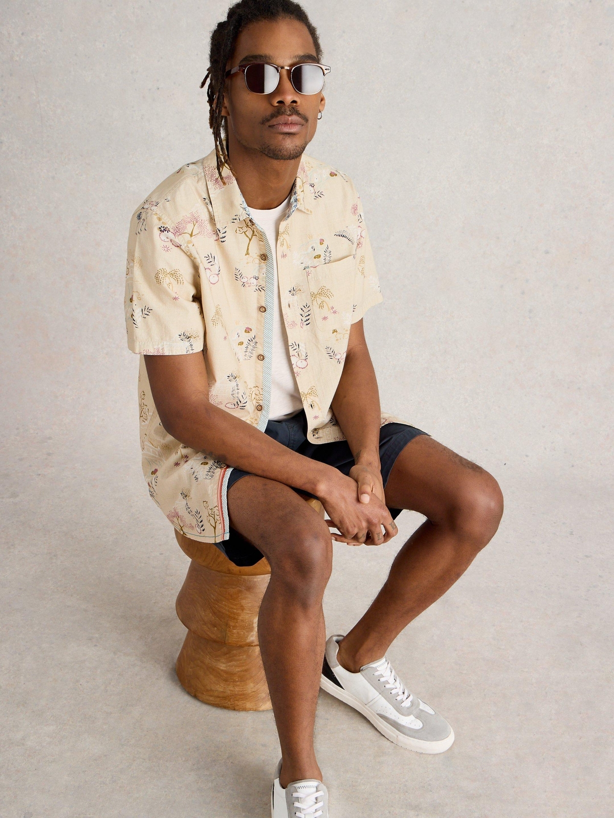 Hemd Finsbury mit Kyoto-Print - M