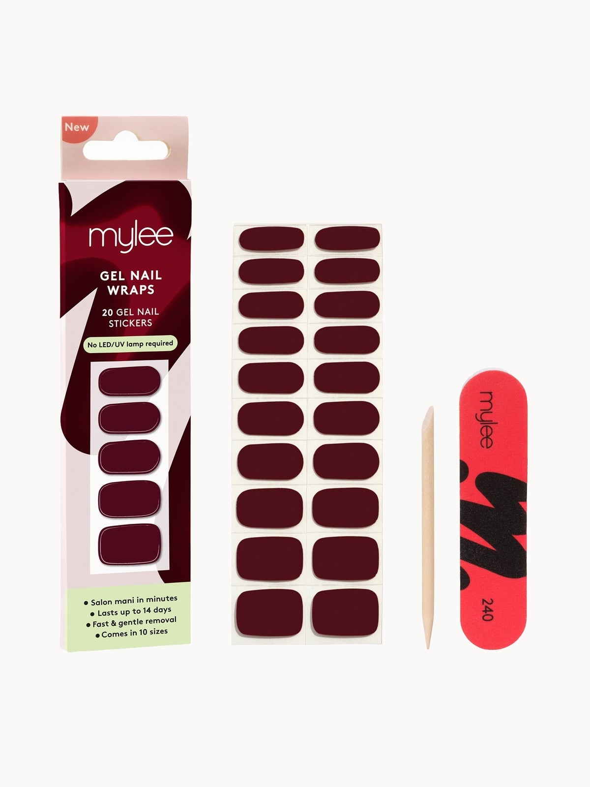 Mylee Gel Nail Wraps - Diva