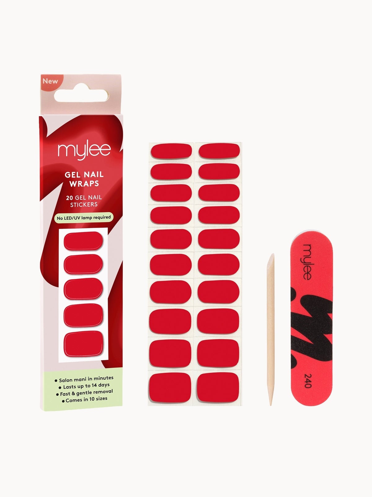 Mylee Gel Nail Wraps - French Cancan