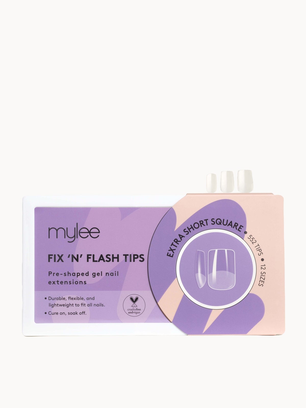 Mylee Fix 'N' Flash Tips - Extra Short Square