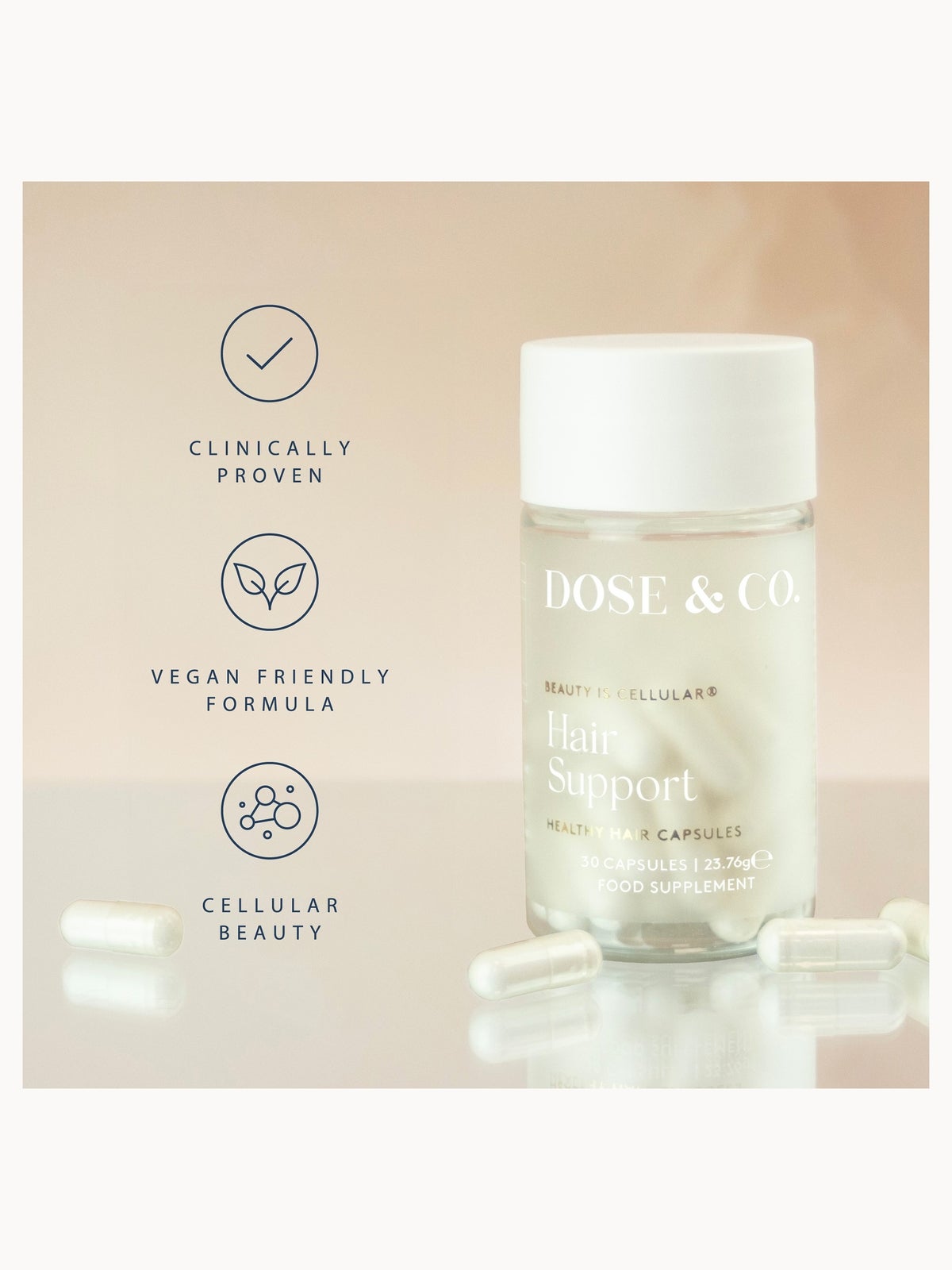 Dose & Co Hair & Scalp Support - 30 Capsules 2