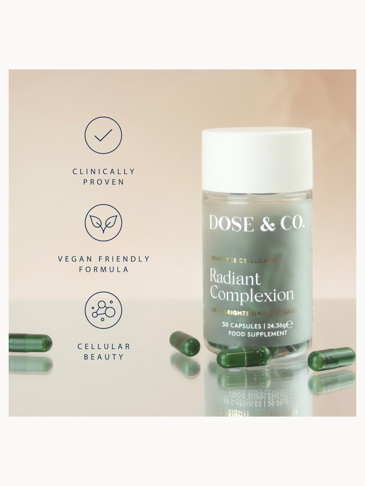 Dose & Co Radiant Complexion - 30 Capsules 2