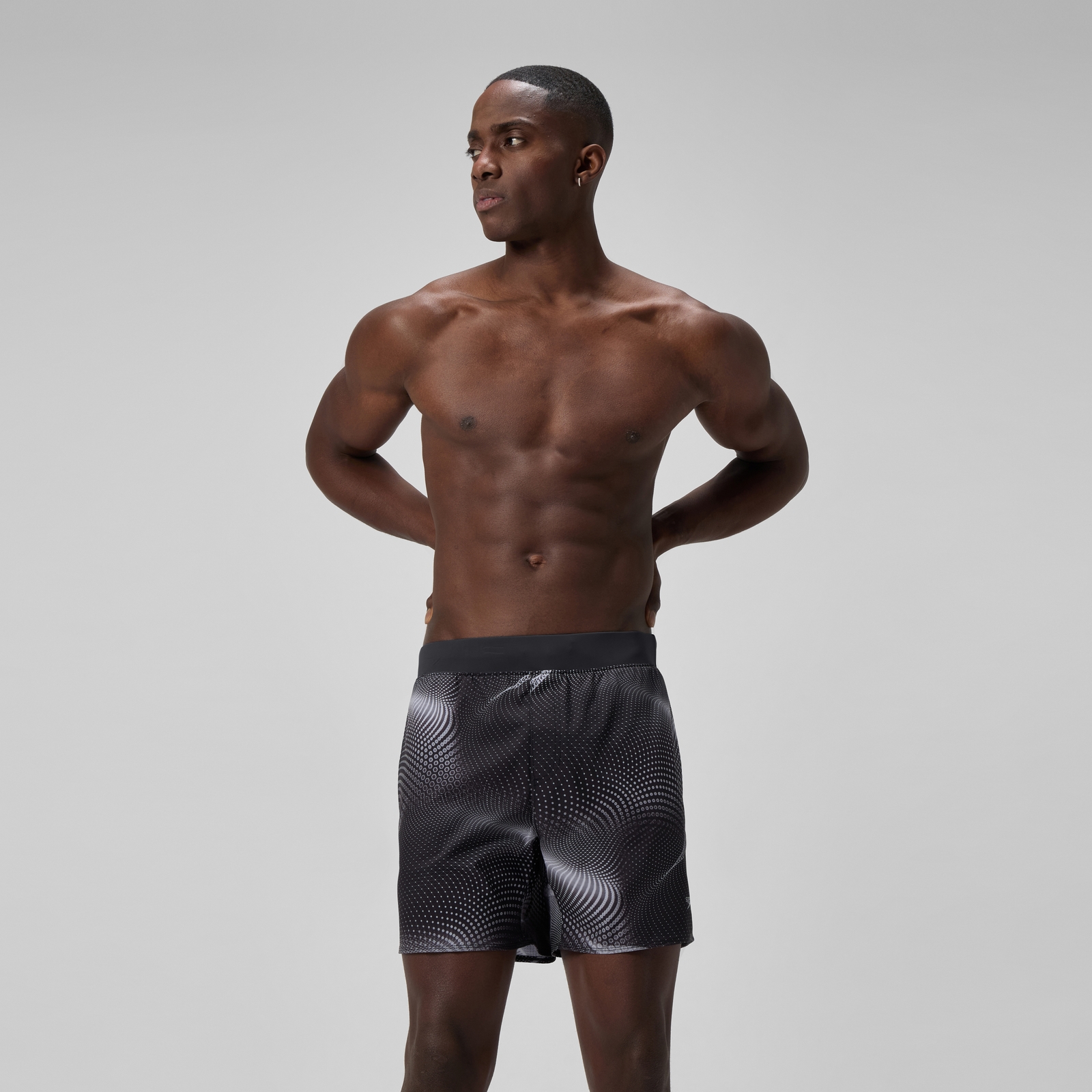 Men's Lookout Printed 16" Swim Shorts Grey