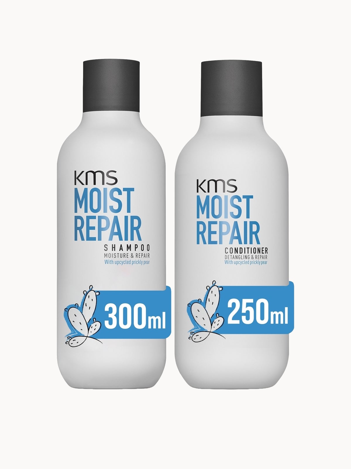 KMS Moist Repair Hair Rescue Shampoo and Conditioner Bundle for Dry and Damaged Hair (Worth £44)