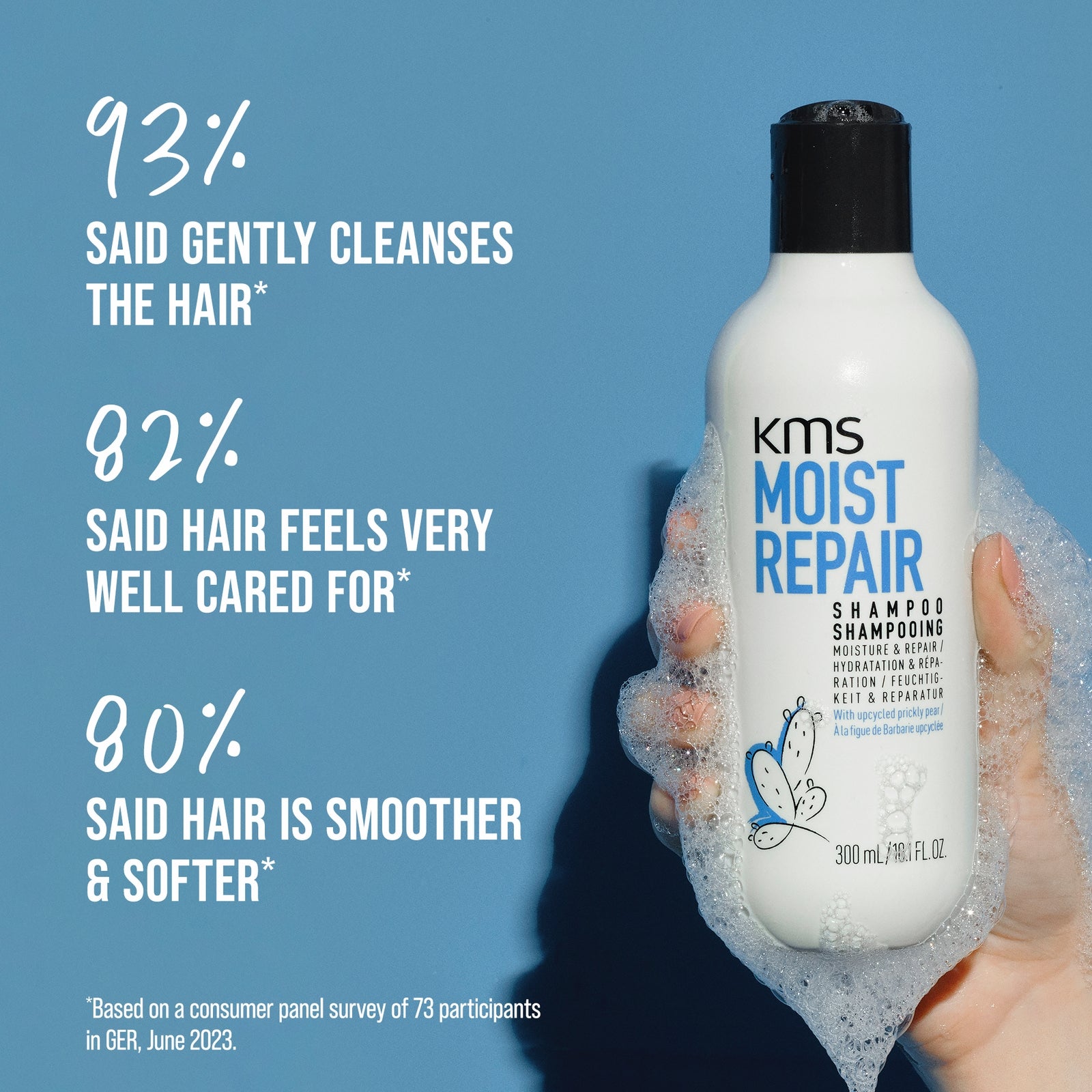 KMS Moist Repair Après-Shampoing (250 ml)
