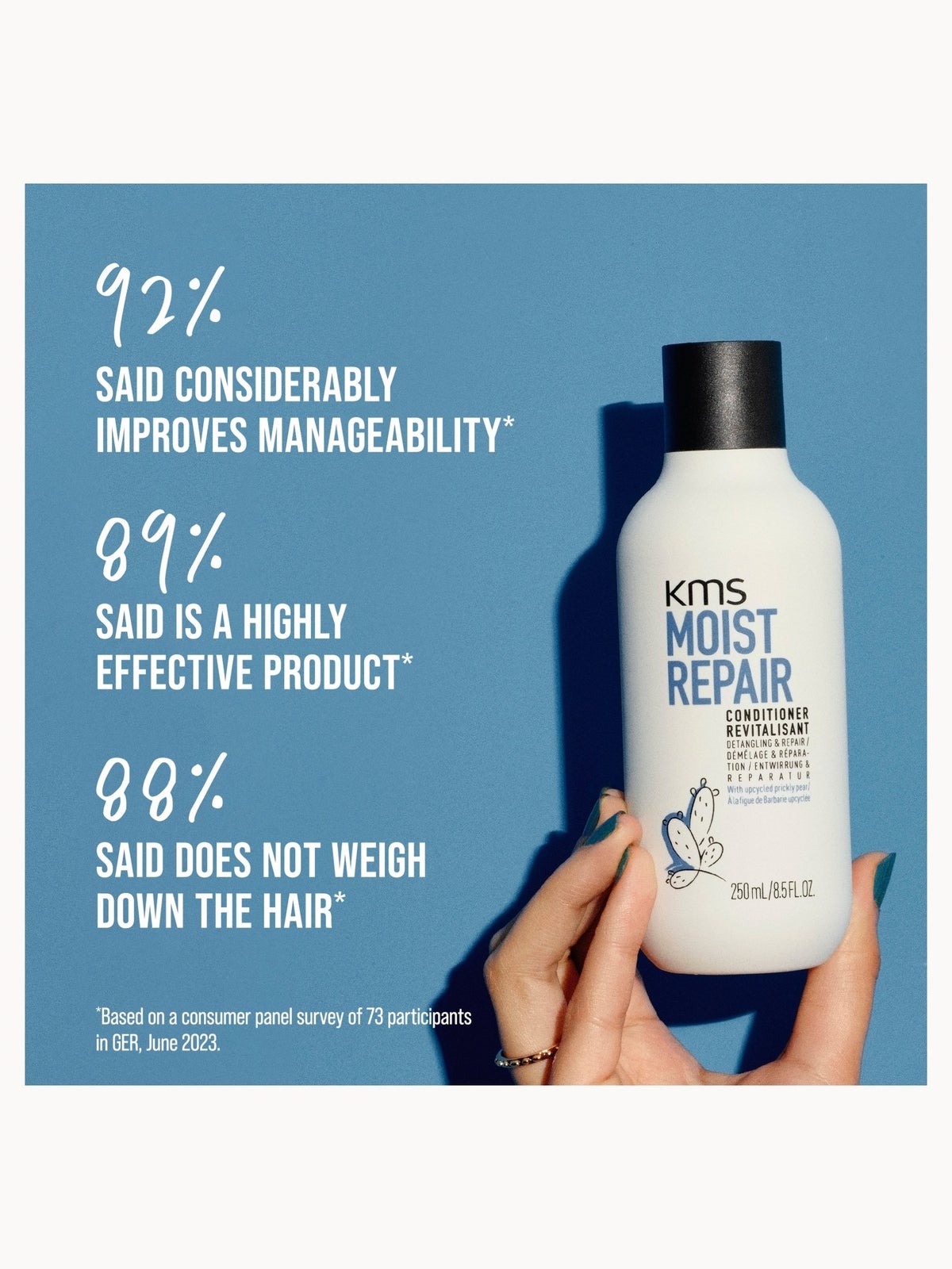 KMS Supersize Moist Repair Hair Rescue Shampoo and Conditioner Bundle for Dry and Damaged Hair (Worth £85.50) 4