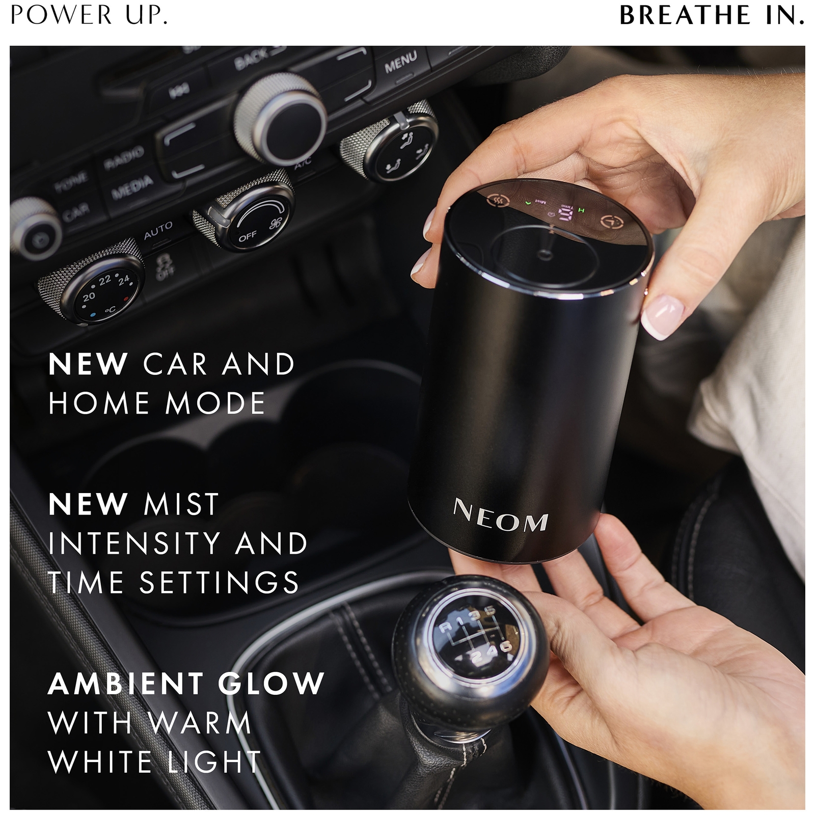 Thumbnail - Neom Wellbeing London Pod Mini+ Waterless Essential Oil Diffuser Black