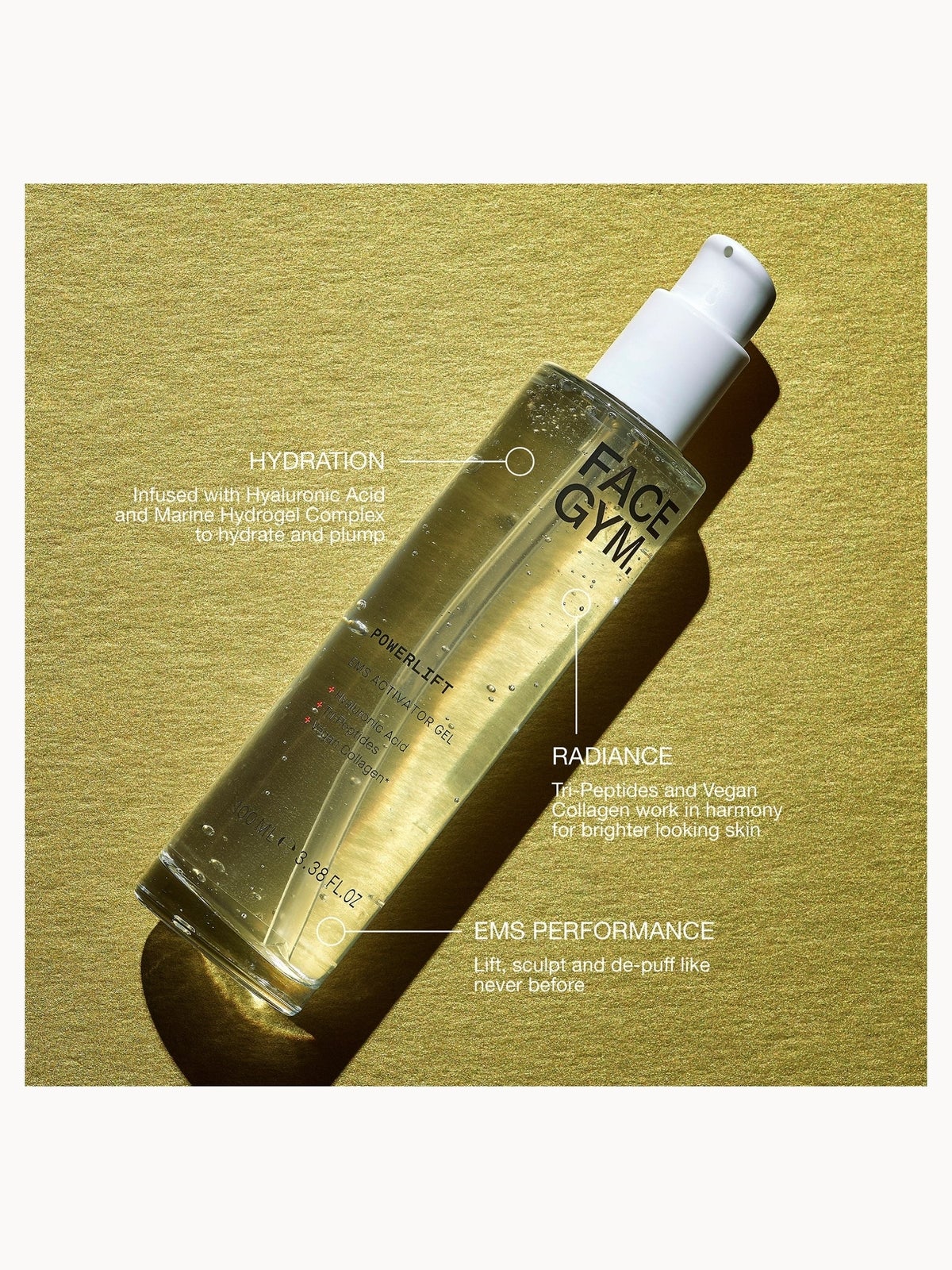 FaceGym Powerlift Ems Activator Gel 100ml 3