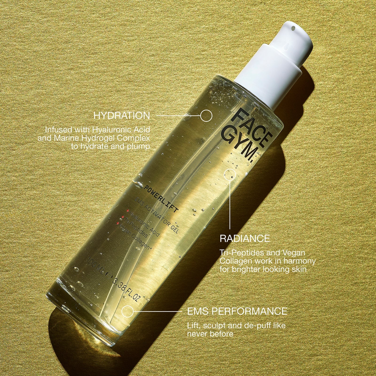 FaceGym Powerlift Ems Activator Gel 100ml 3