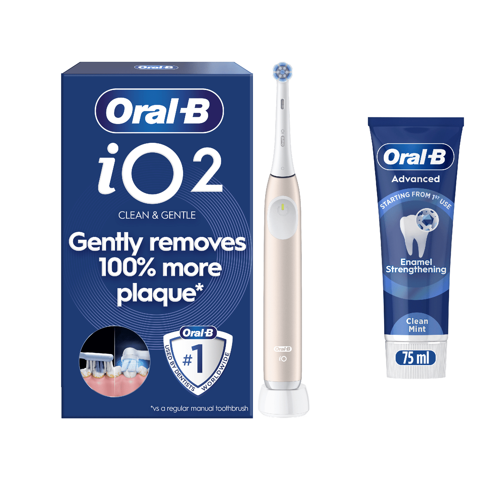 Oral-B iO2 Electric Toothbrush - With Toothpaste - Toothbrush