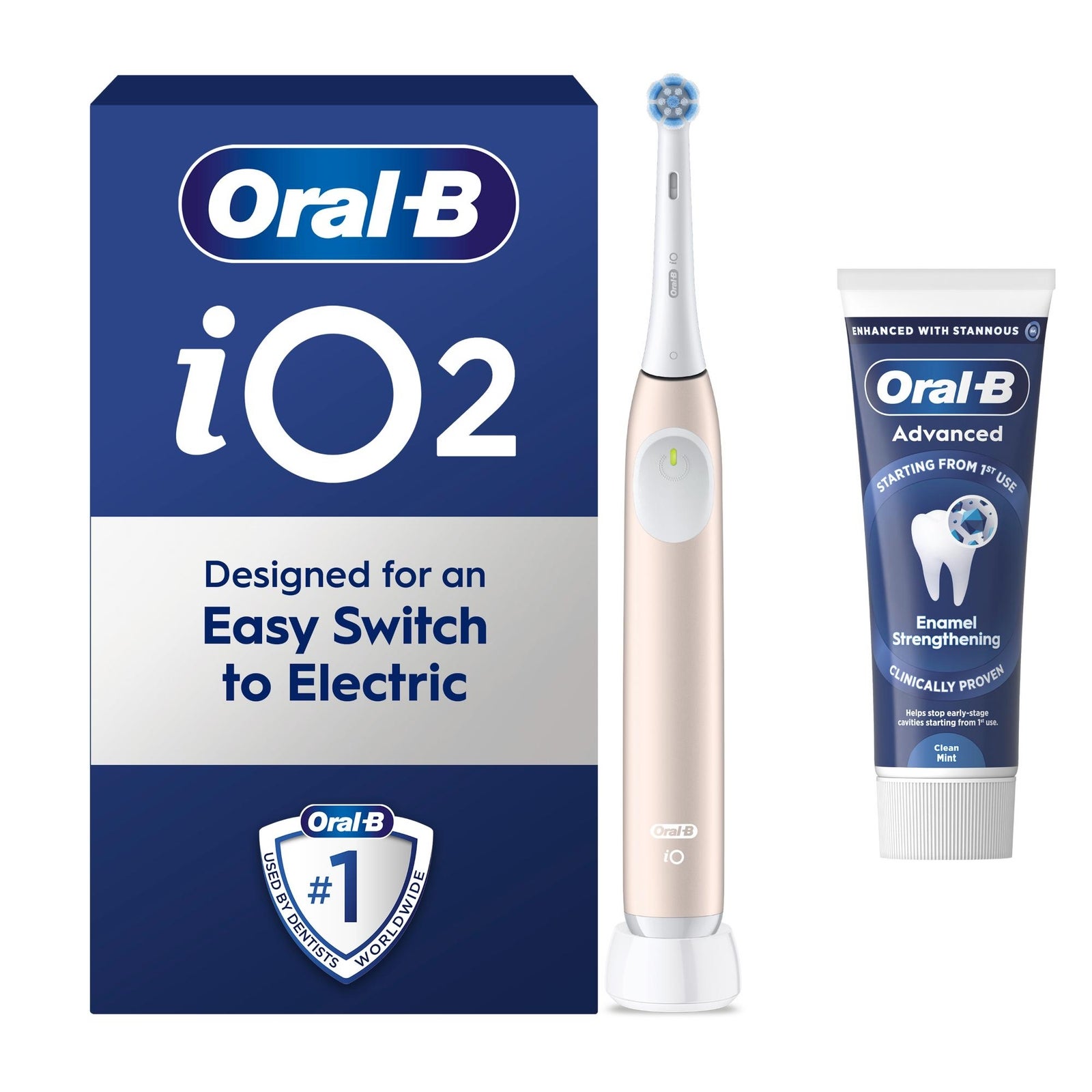 Oral-B iO2 Electric Toothbrush - With Toothpaste - Toothbrush