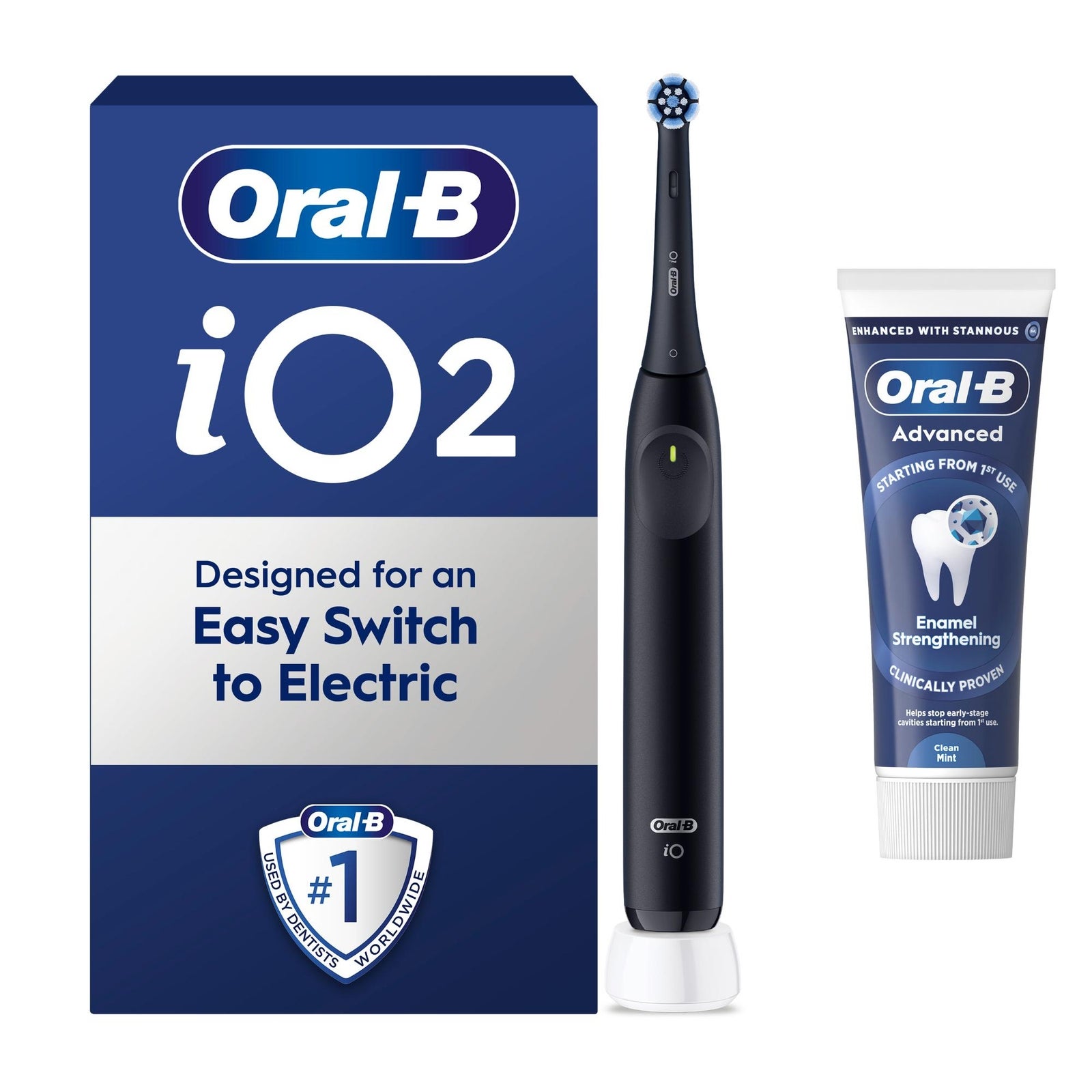 Oral-B iO2 Electric Toothbrush - With Toothpaste - Toothbrush