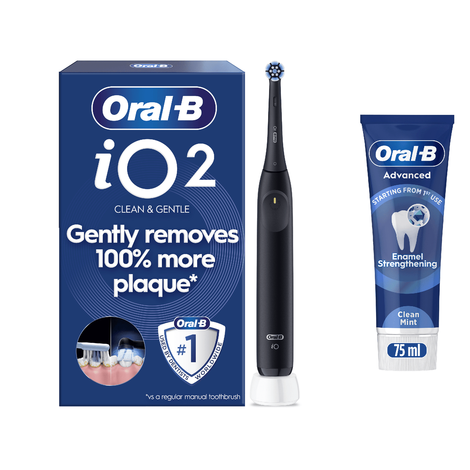 Oral-B iO2 Electric Toothbrush - With Toothpaste - Toothbrush