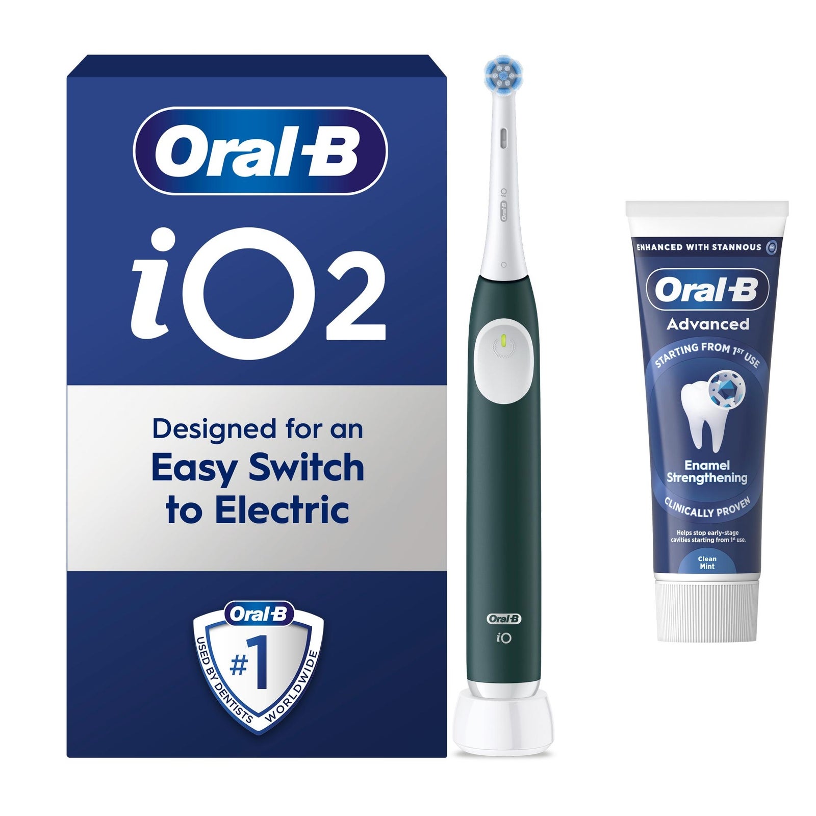 Oral-B iO2 Electric Toothbrush - With Toothpaste - Toothbrush
