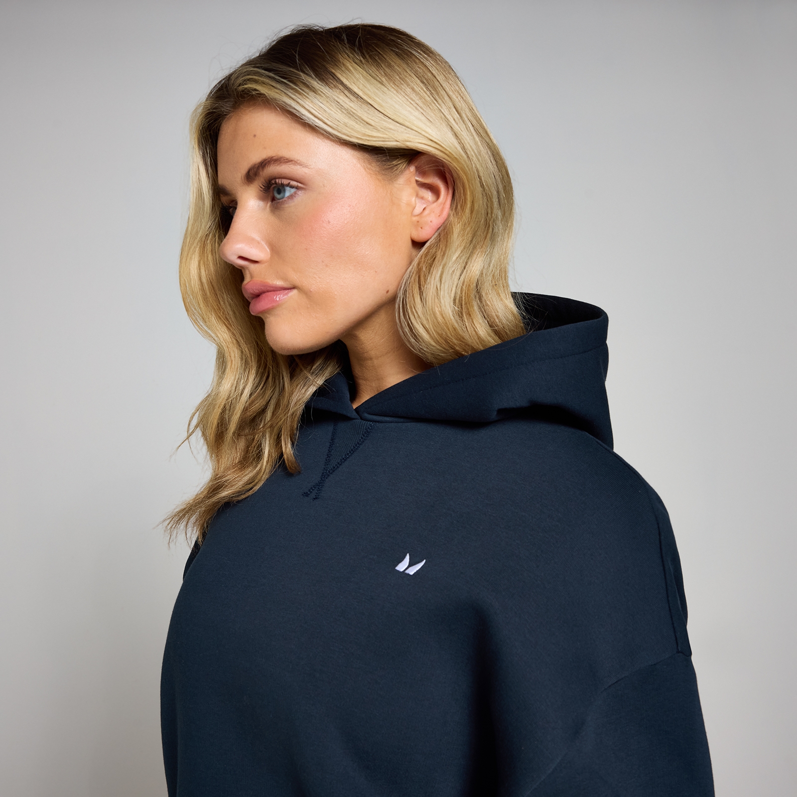 Thumbnail - MP Damen Basics Oversize-Kapuzenpulli – Dunkles Saphirblau - M