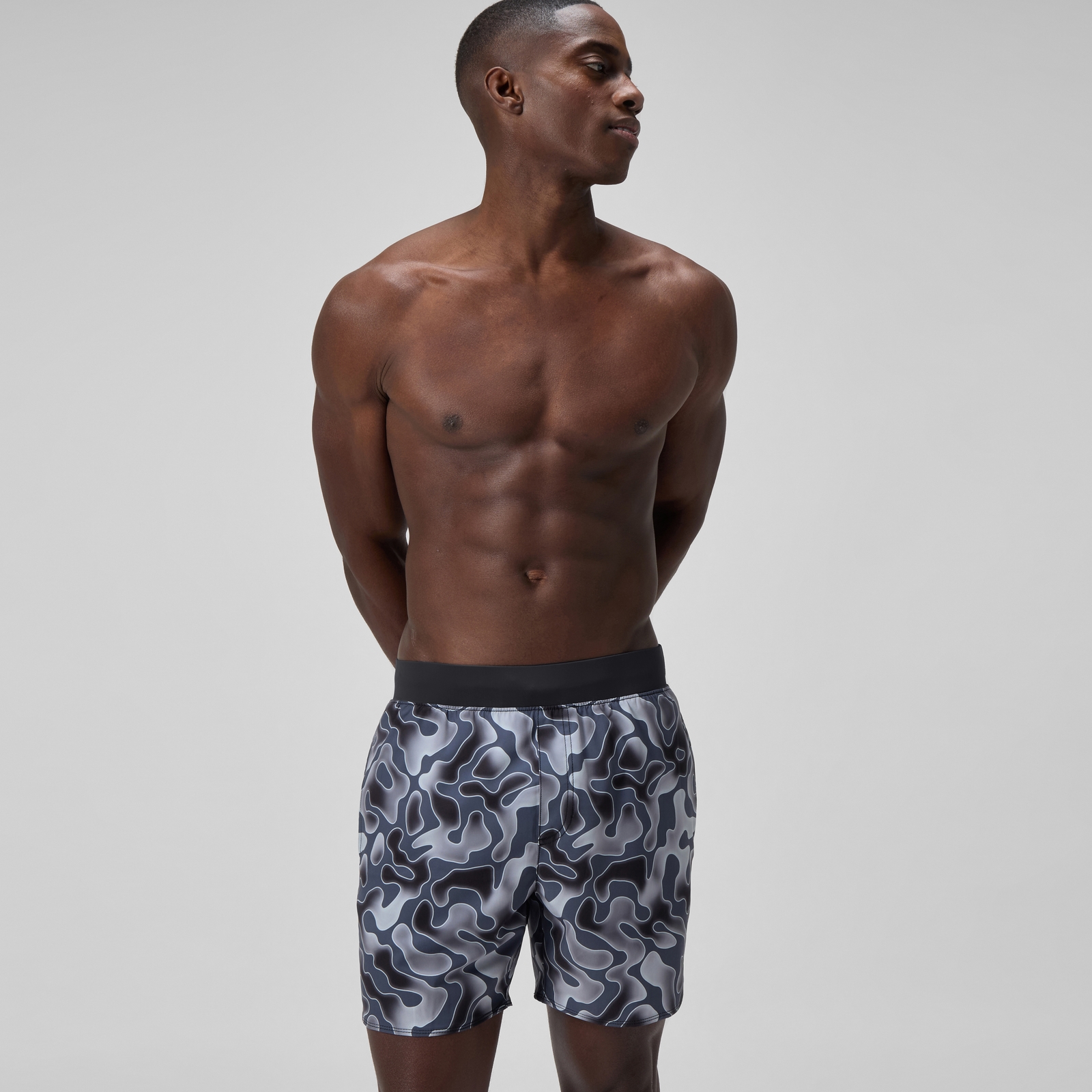 Men's Lookout Printed 16" Swim Shorts Grey