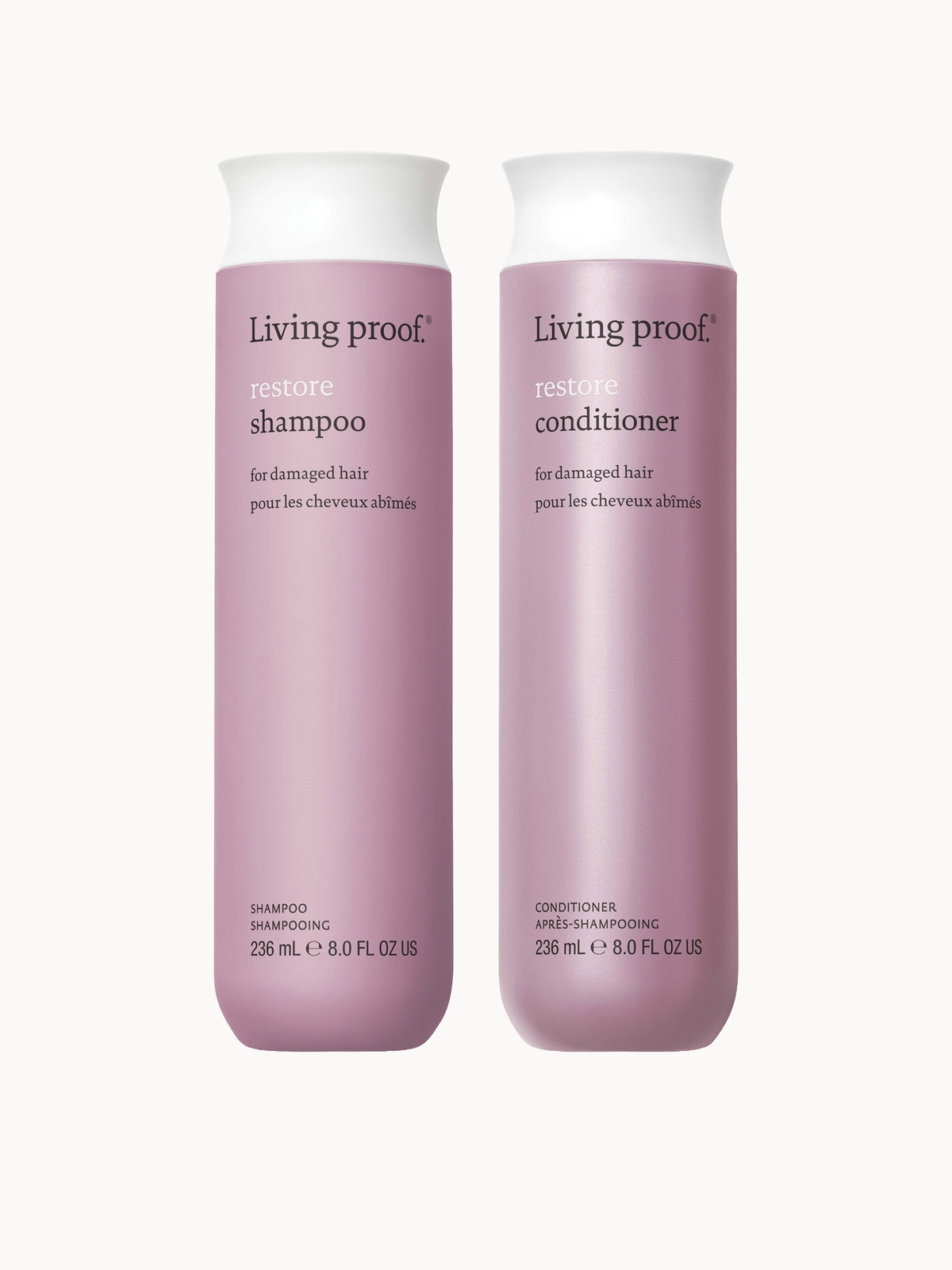 Living Proof Restore Shampoo and Condtioner Bundle for Damage Repair, Strengthening and Shine